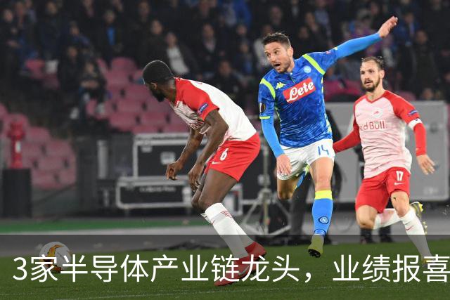 3家半导体产业链龙头，业绩报喜！